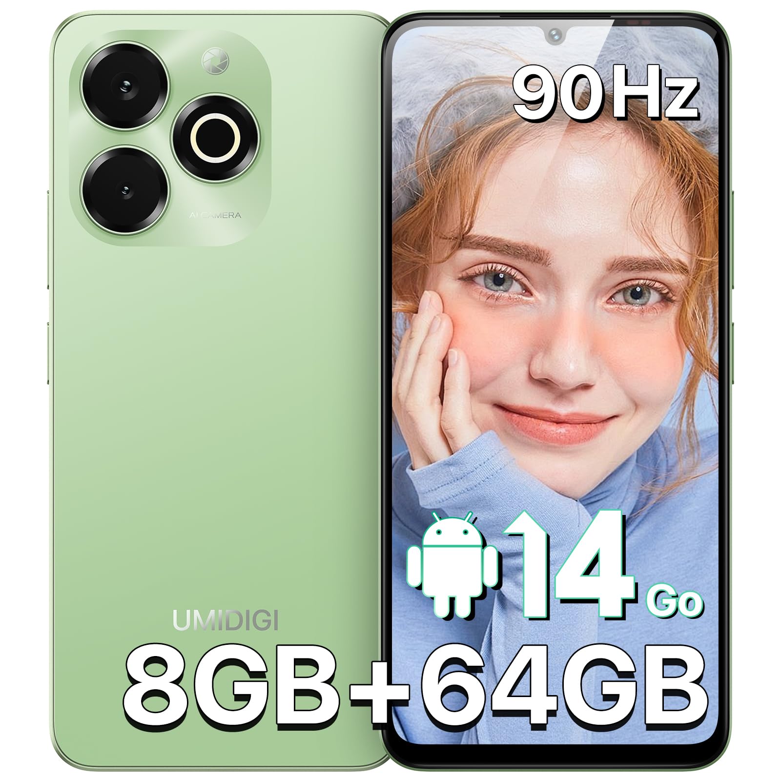 UMIDIGI G9X Mobile Phones Android 14, 6.75
